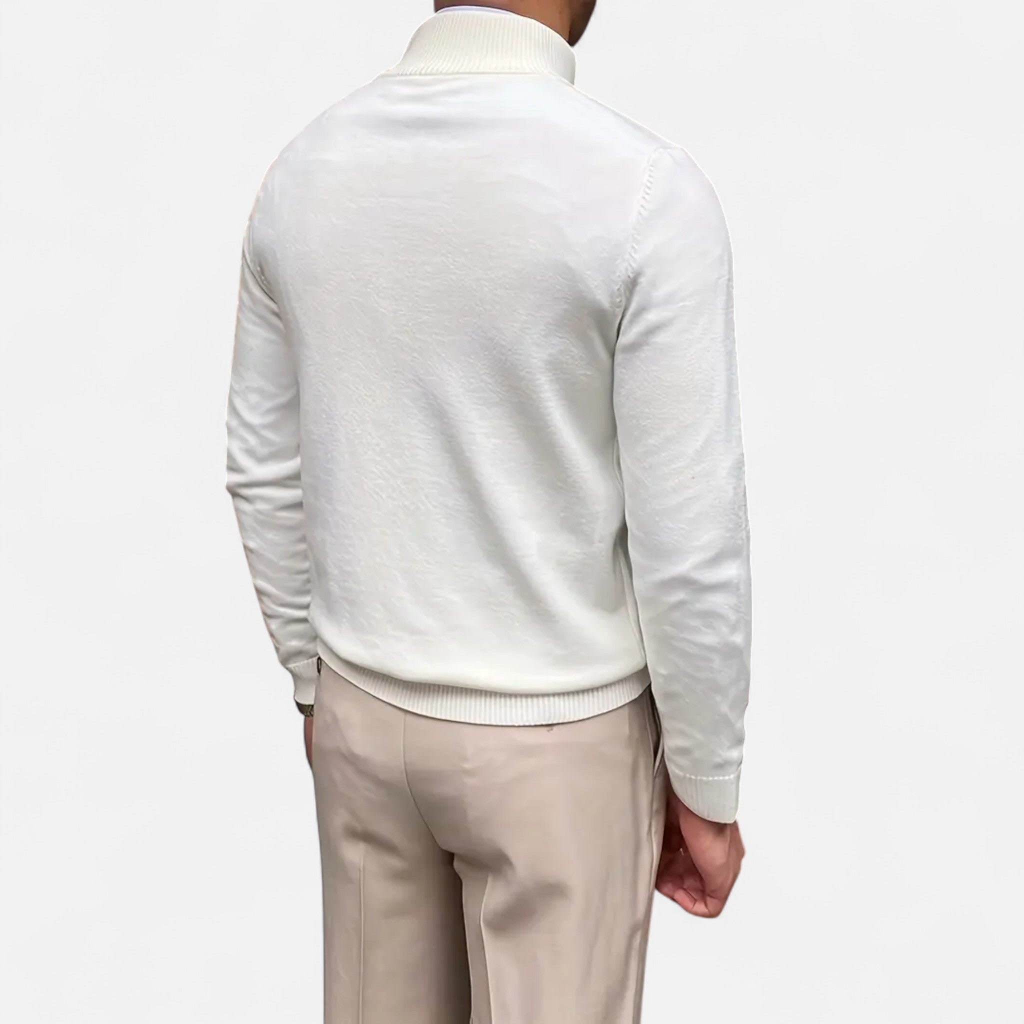 Valenta Mode | Męski Kardigan Dzianinowy – Swobodna Elegancja z Zamkiem