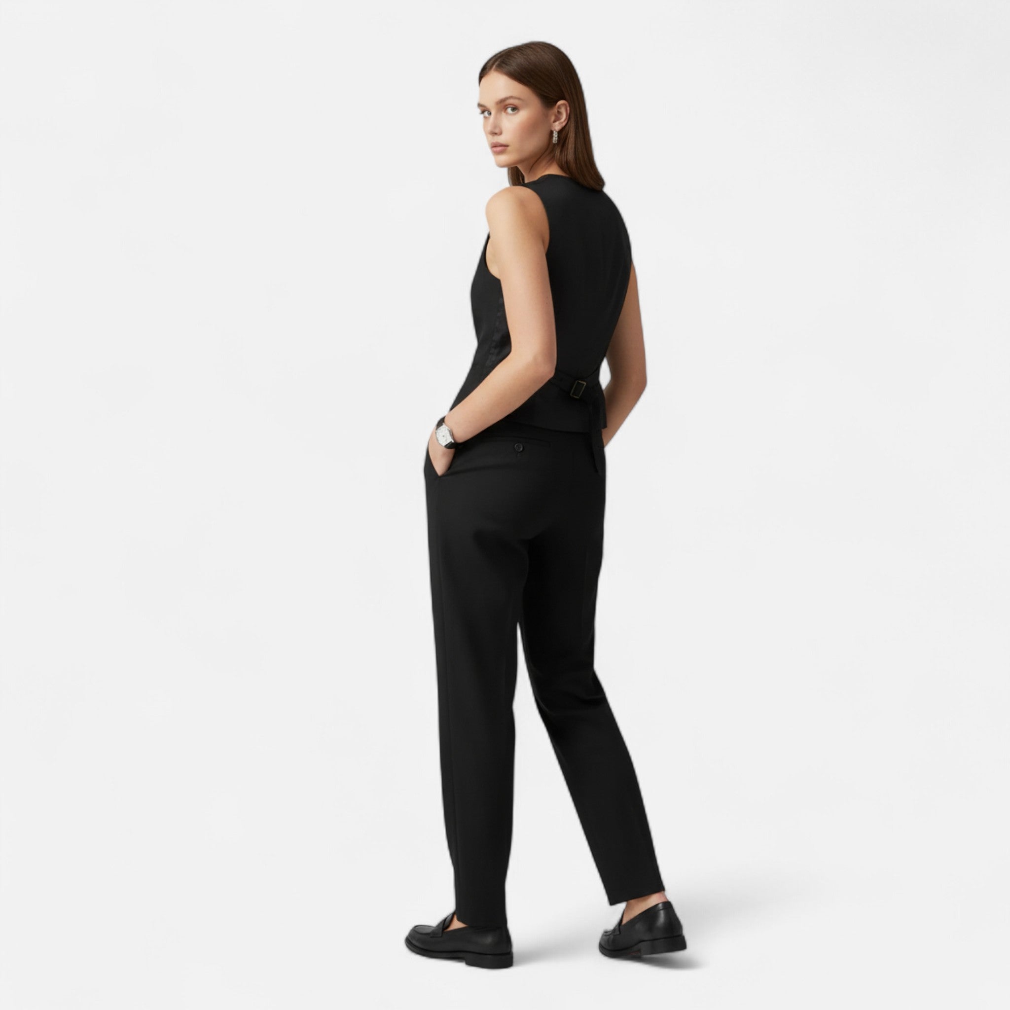 Valenta Mode | Damska Elegancka Kamizelka Bez Rękawów – Klasyczny Styl