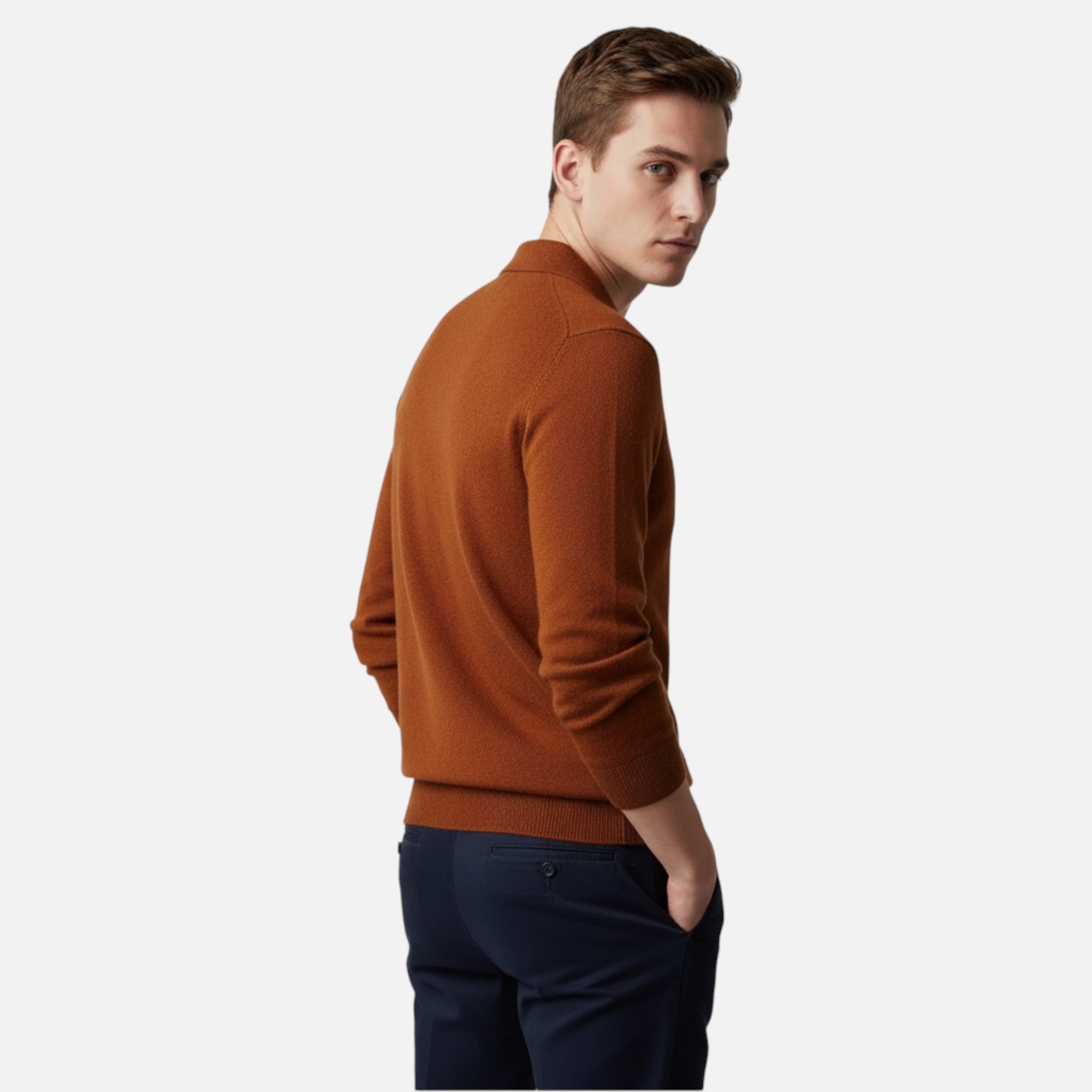 Valenta Mode | Męska Koszula z Guzikami w Kolorze Kontrastowym