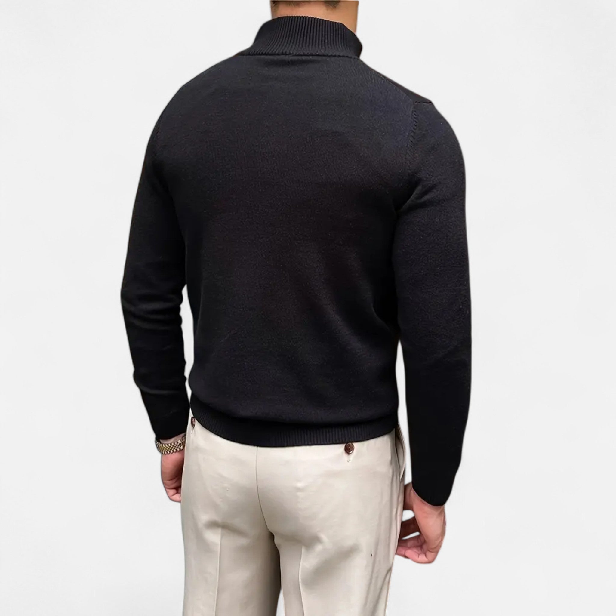 Valenta Mode | Męski Kardigan Dzianinowy – Swobodna Elegancja z Zamkiem