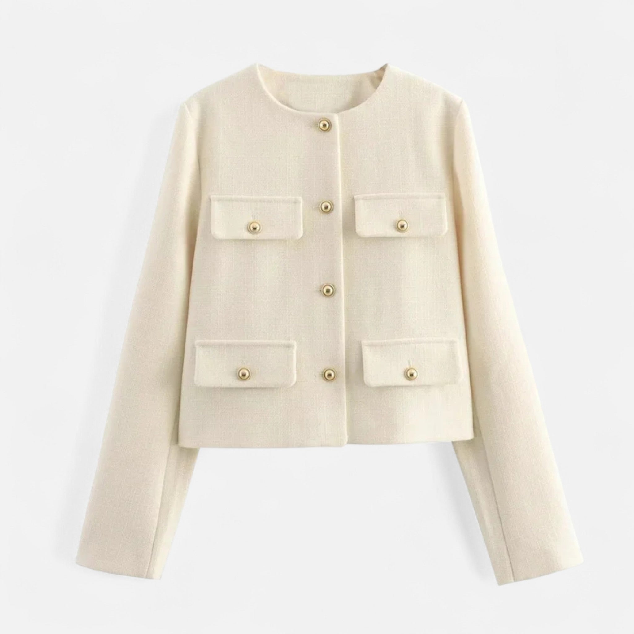 Valenta Mode | Damska Elegancka Krótka Marynarka – Klasyczny Szyk