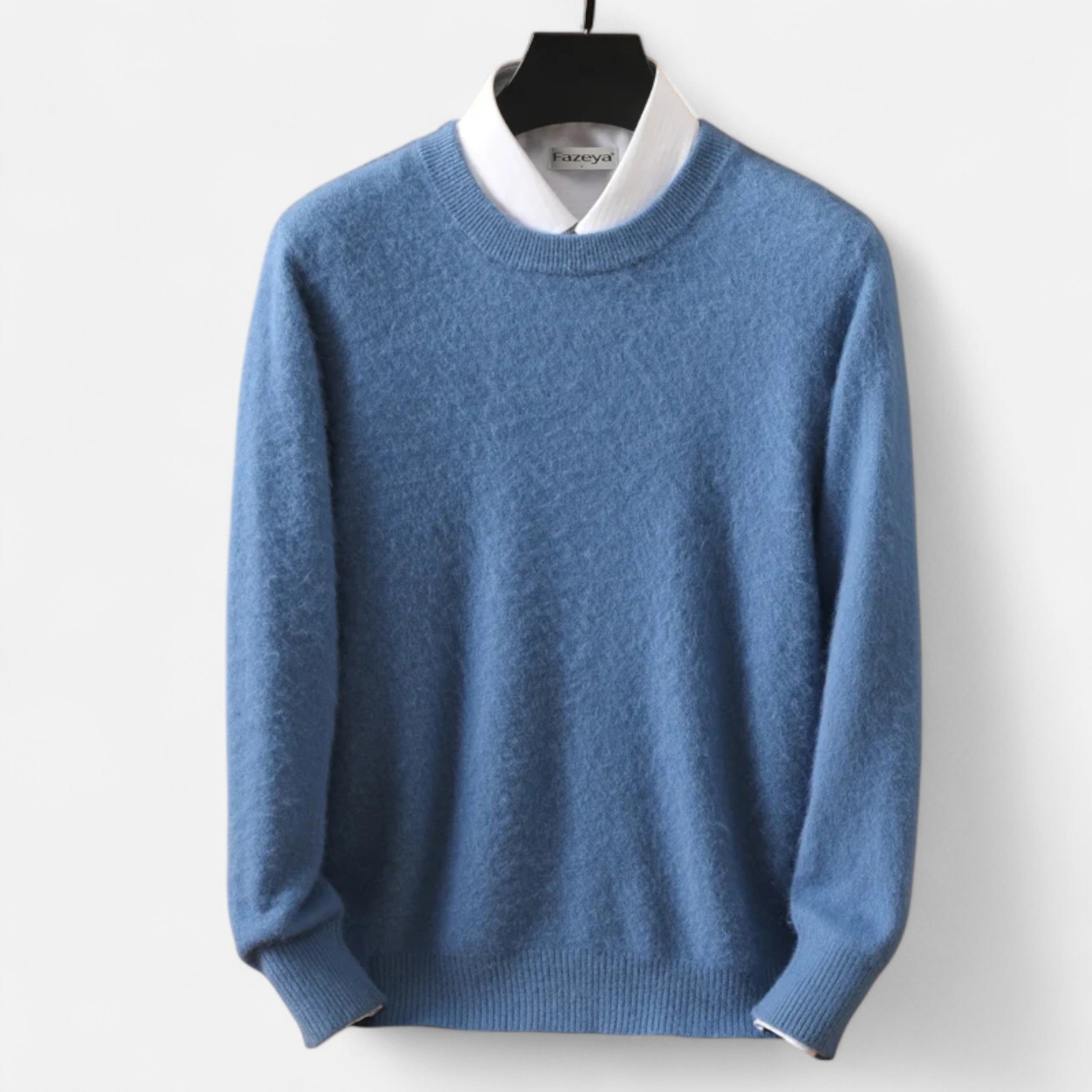 Valenta Mode | Męski Sweter z Kaszmiru Mink – Klasyczna Elegancja