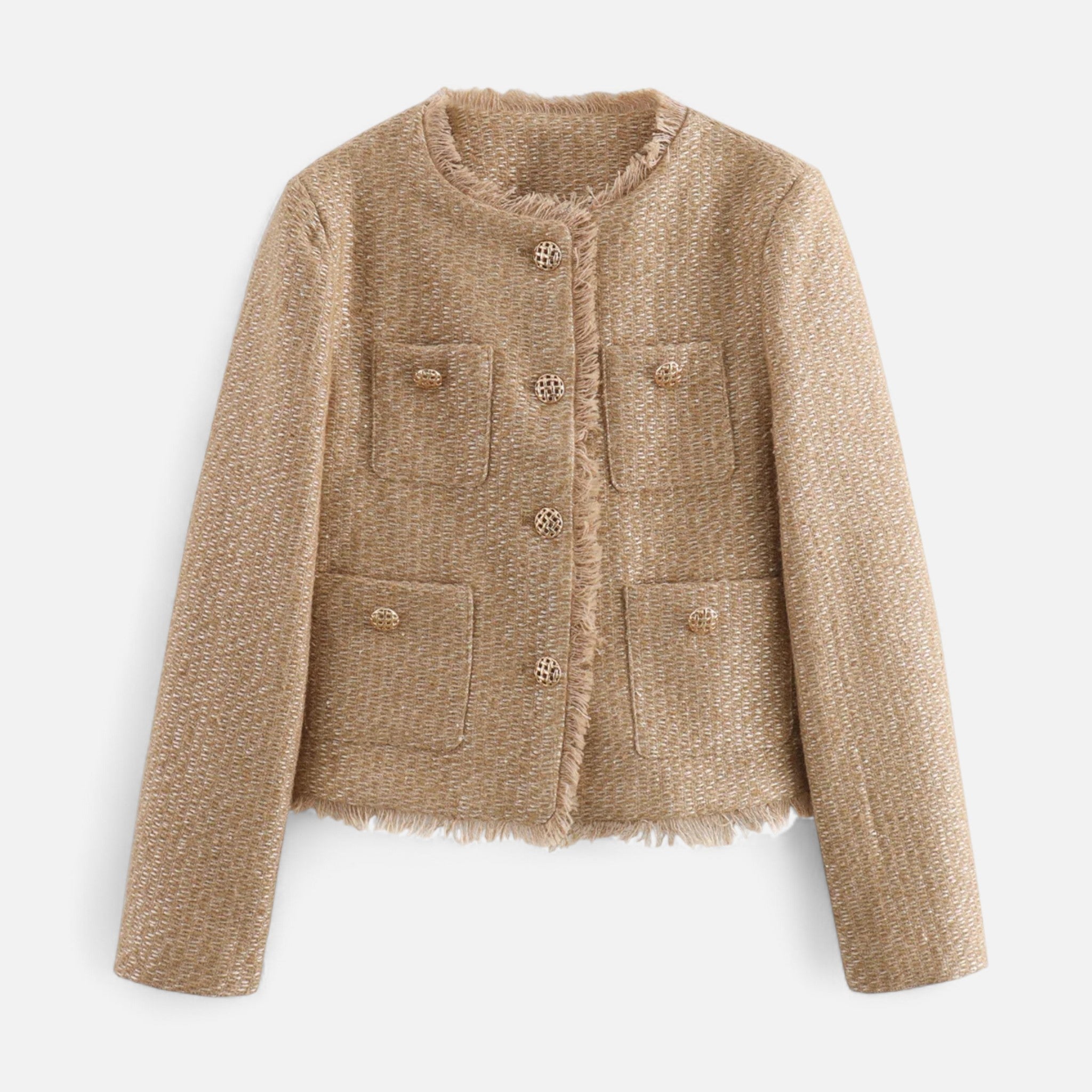 Valenta Mode | Damska Elegancka Marynarka Tweedowa – Ponadczasowy Styl