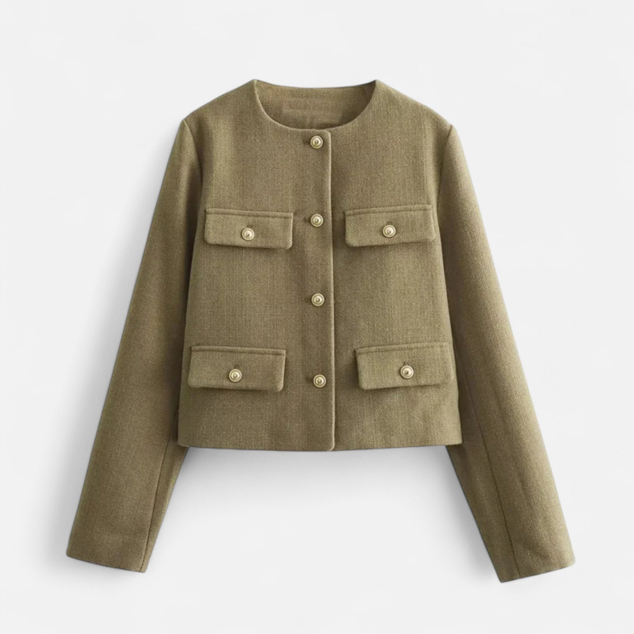 Valenta Mode | Damska Elegancka Krótka Marynarka – Klasyczny Szyk