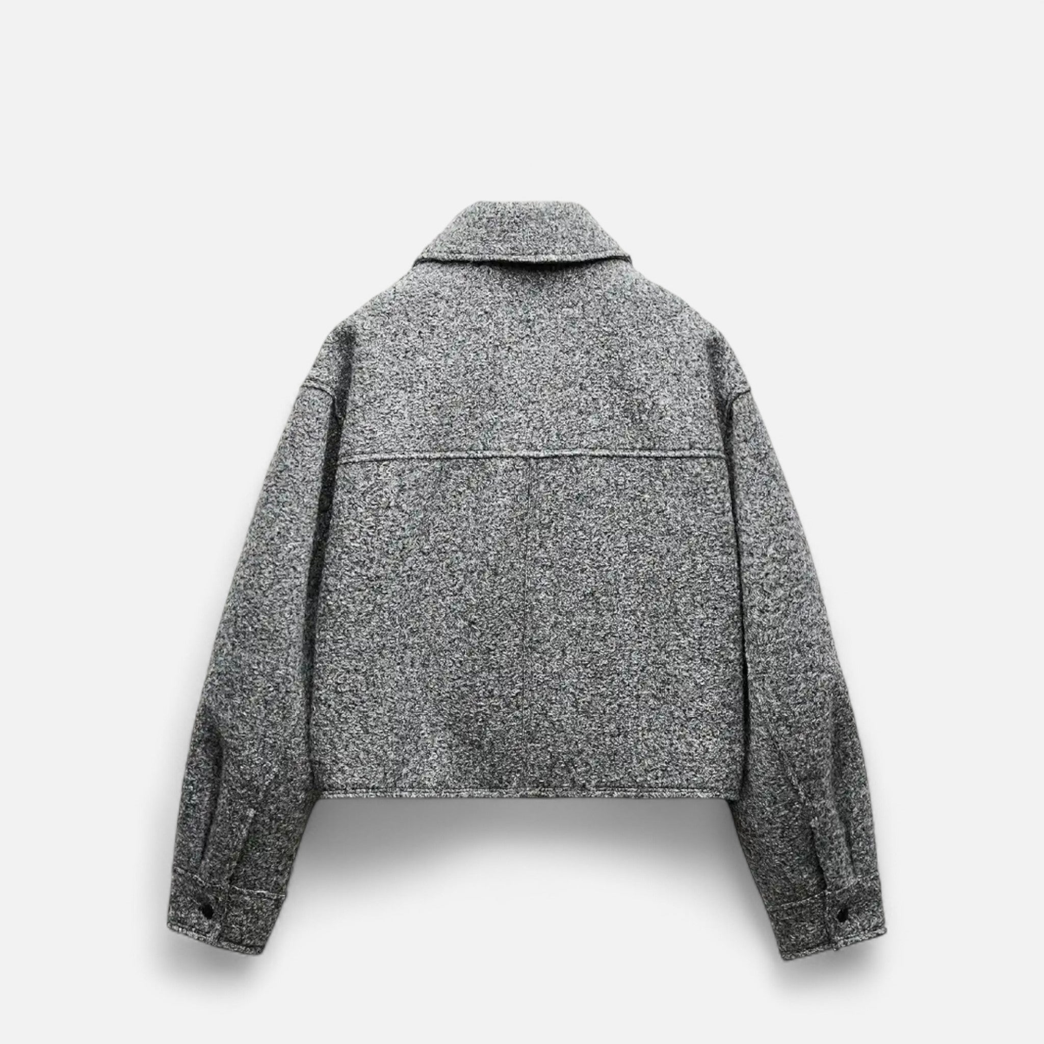 Valenta Mode | Damska Tweedowa Marynarka Oversize – Klasyczna Elegancja