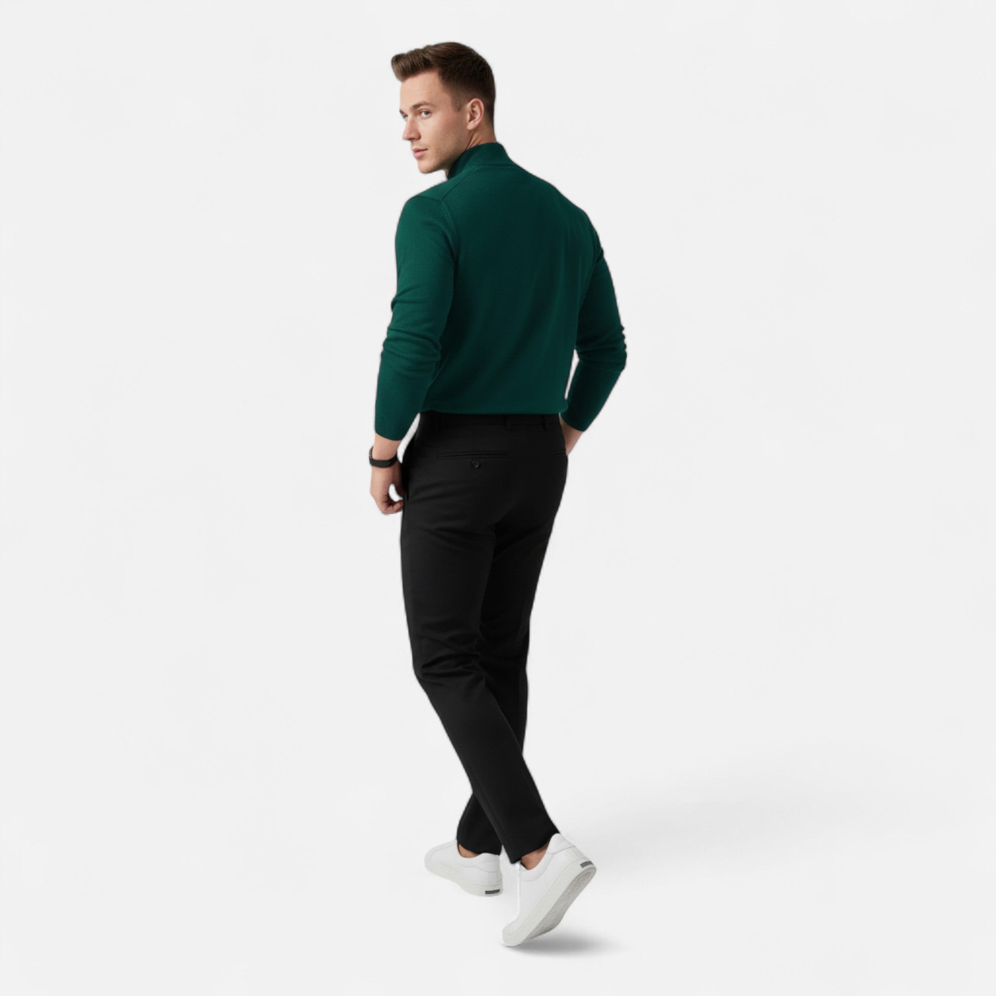 Valenta Mode | Męski Sweter Biznesowy – Klasyczna Elegancja na Jesień/Zimę