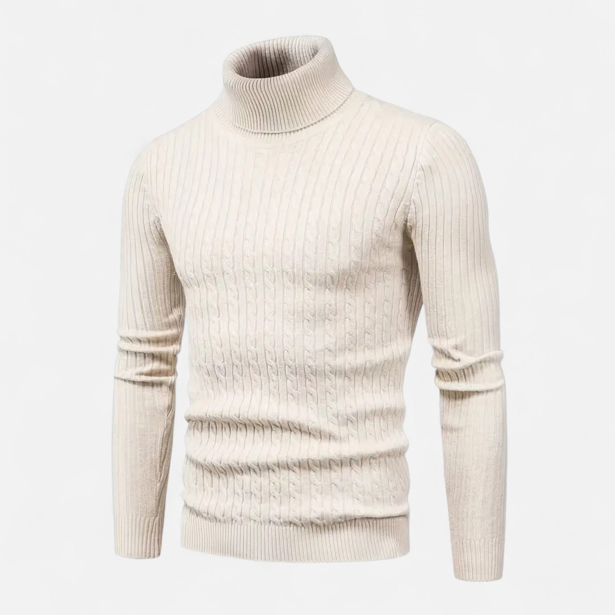 Valenta Mode | Męski Sweter z Golfem – Ponadczasowa Elegancja