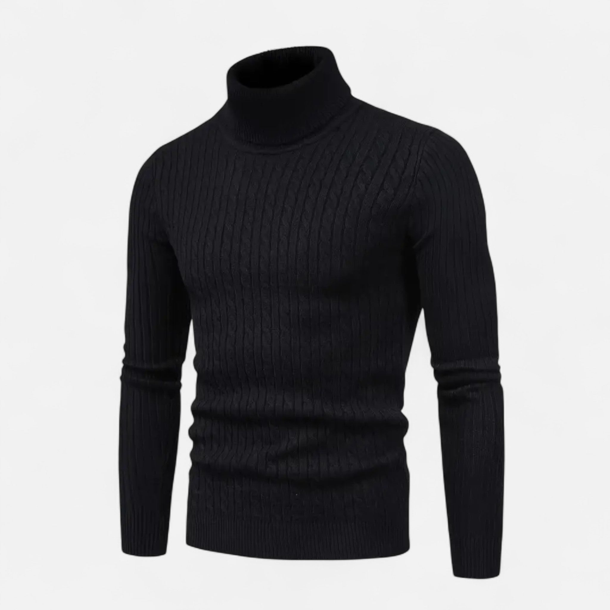 Valenta Mode | Męski Sweter z Golfem – Ponadczasowa Elegancja