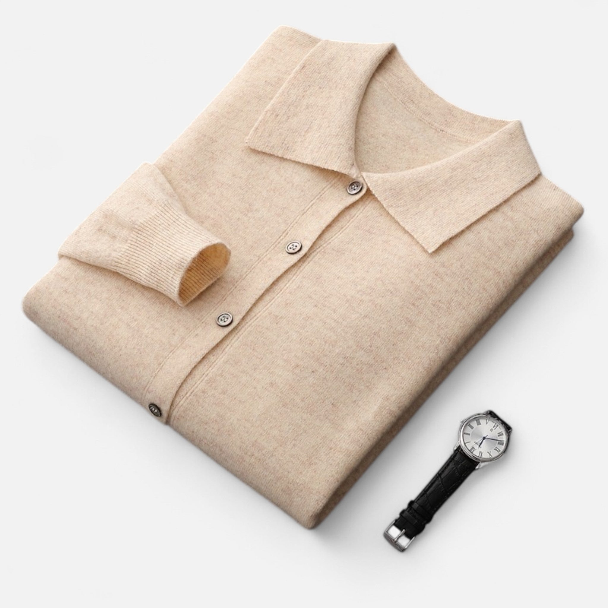 Valenta Mode | Męska Koszula z Guzikami w Kolorze Kontrastowym