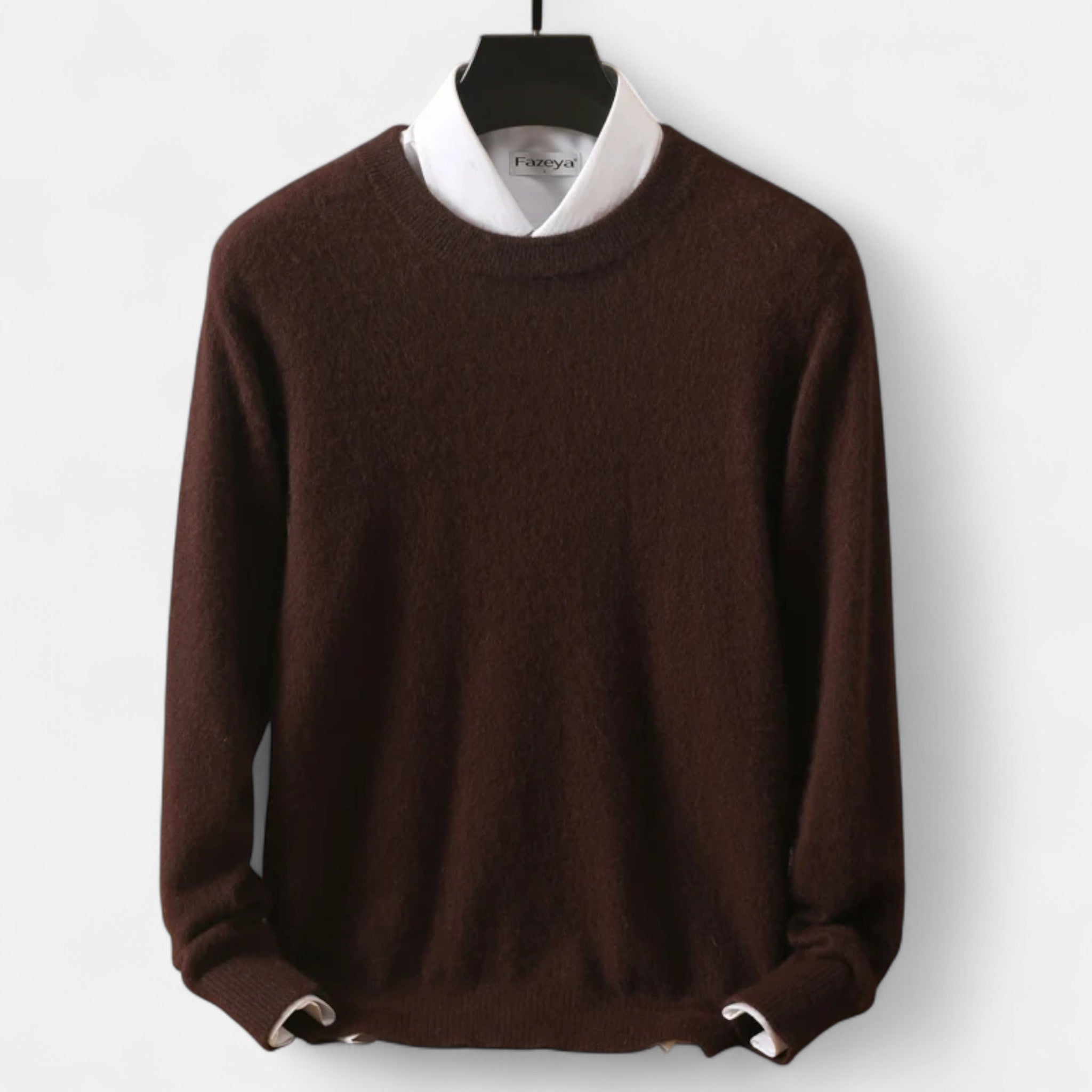 Valenta Mode | Męski Sweter z Kaszmiru Mink – Klasyczna Elegancja