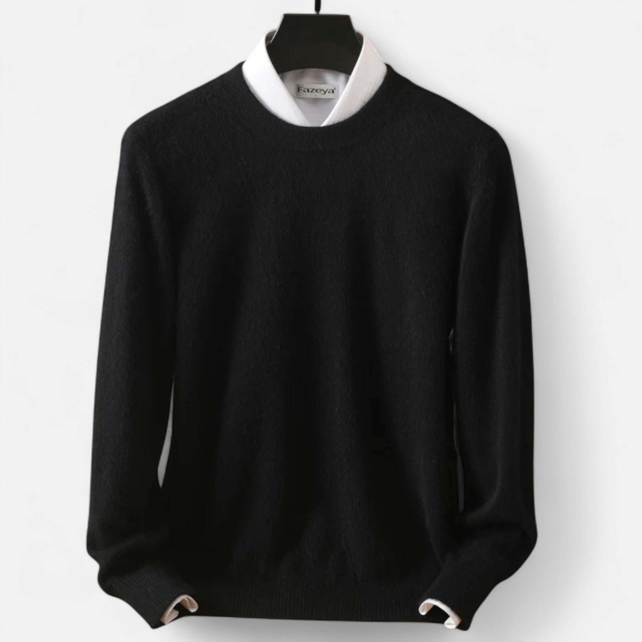 Valenta Mode | Męski Sweter z Kaszmiru Mink – Klasyczna Elegancja