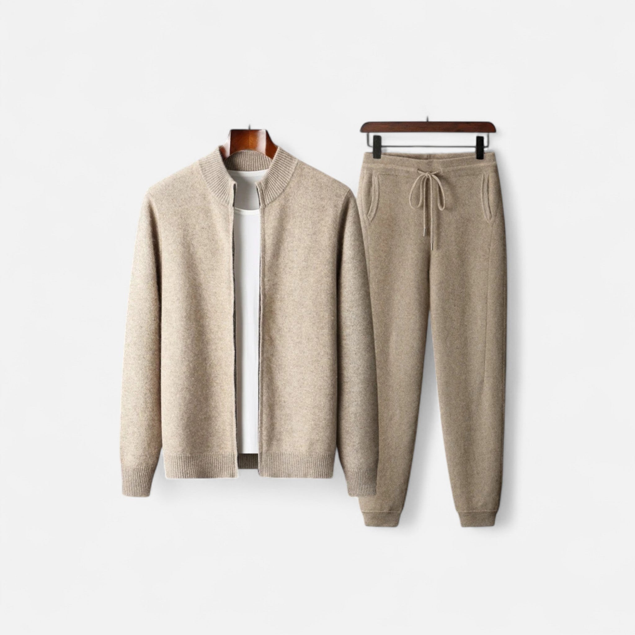 Valenta Mode | Męski Dwuczęściowy Zestaw z Wełny Merino – Klasyczna Elegancja