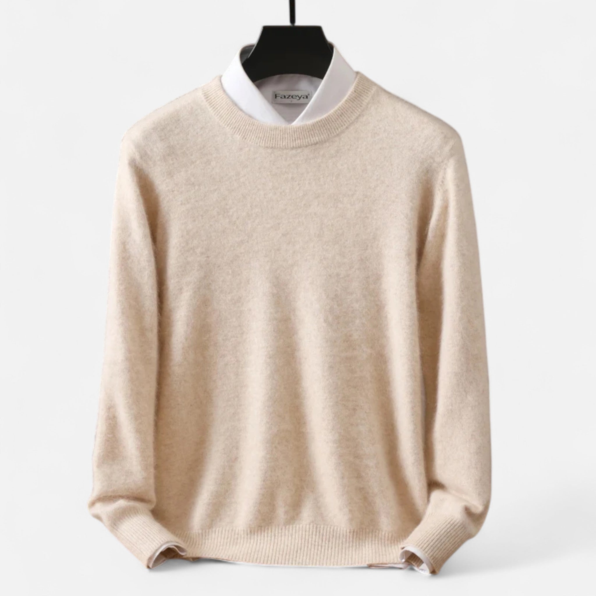 Valenta Mode | Męski Sweter z Kaszmiru Mink – Klasyczna Elegancja
