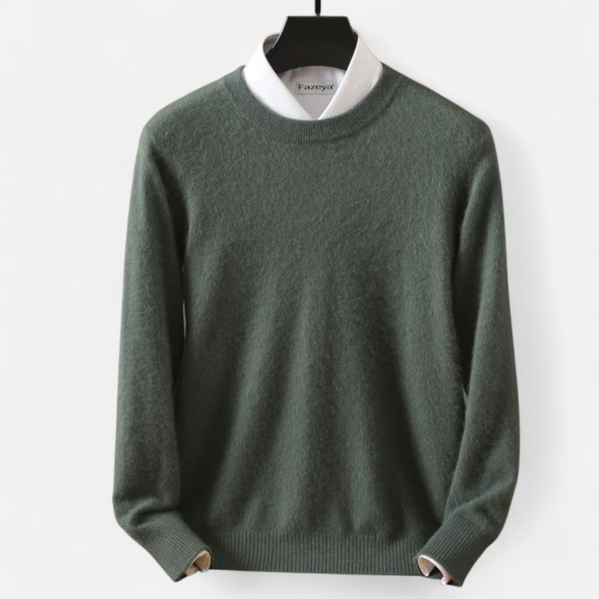 Valenta Mode | Męski Sweter z Kaszmiru Mink – Klasyczna Elegancja