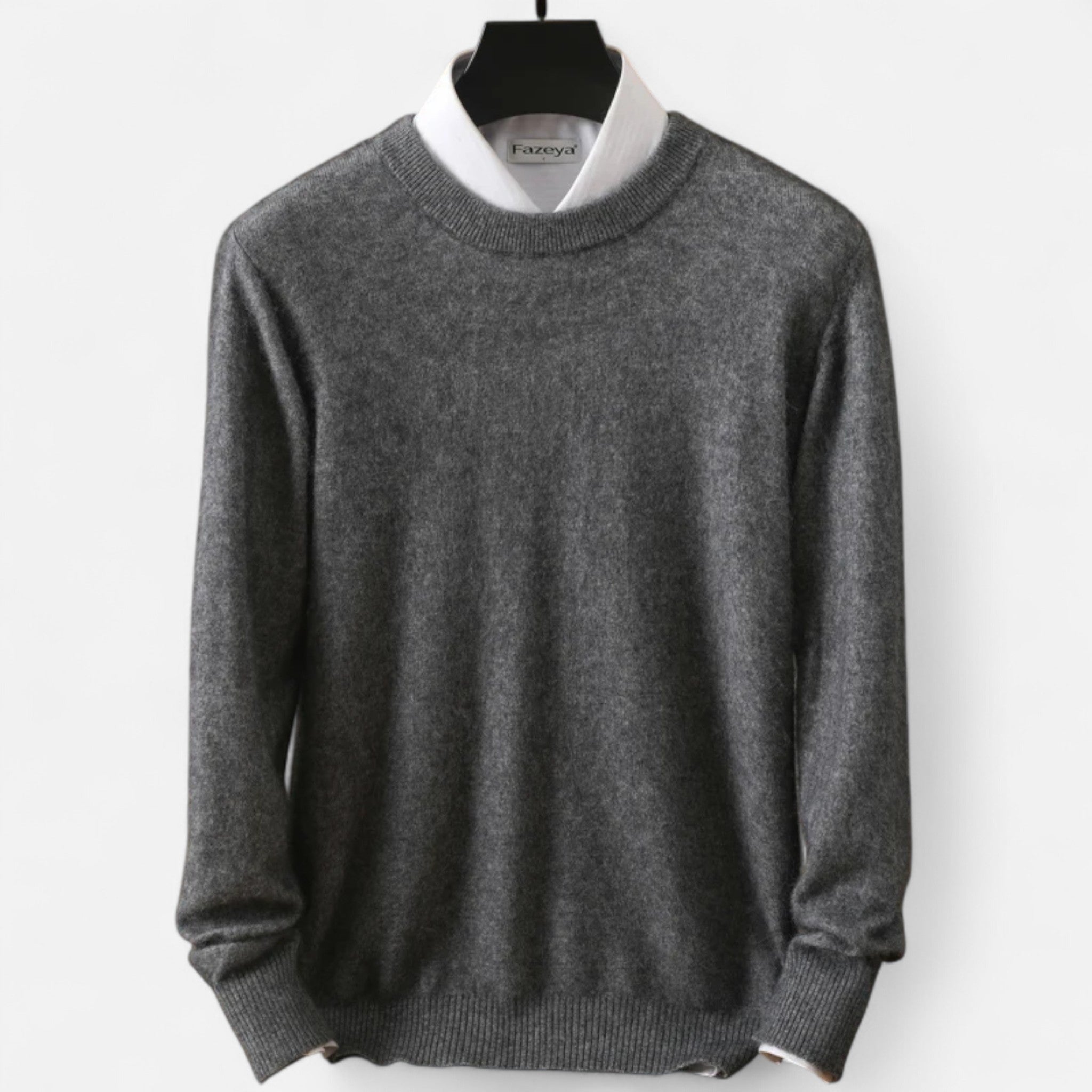 Valenta Mode | Męski Sweter z Kaszmiru Mink – Klasyczna Elegancja