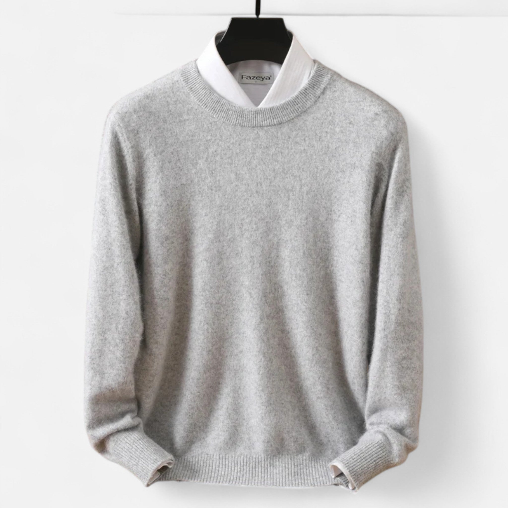 Valenta Mode | Męski Sweter z Kaszmiru Mink – Klasyczna Elegancja
